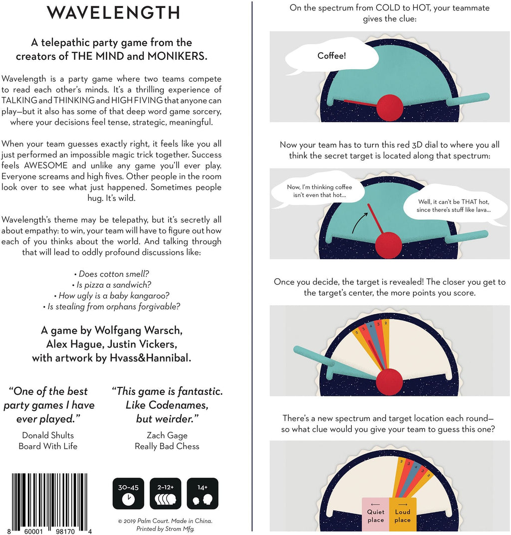 Wavelength by Alex Hague, Justin Vickers and Wolfgang Warsch (2022 B&N Game of the Season)