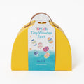 Tiny Easel Wooden Eggs