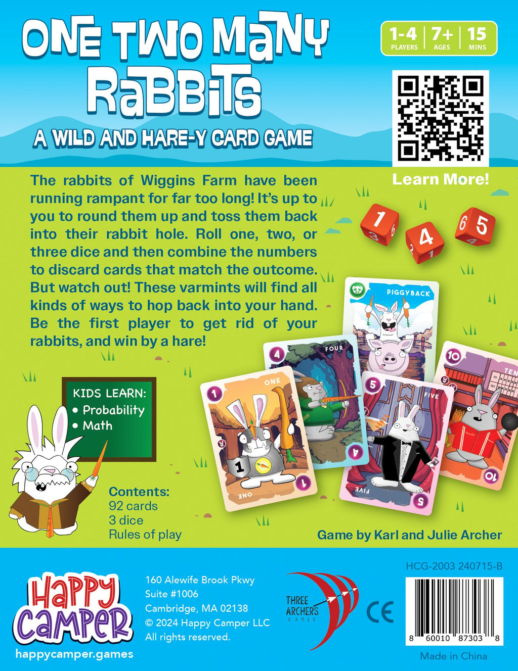 One Two Many Rabbits by Karl Archer and Julie Archer