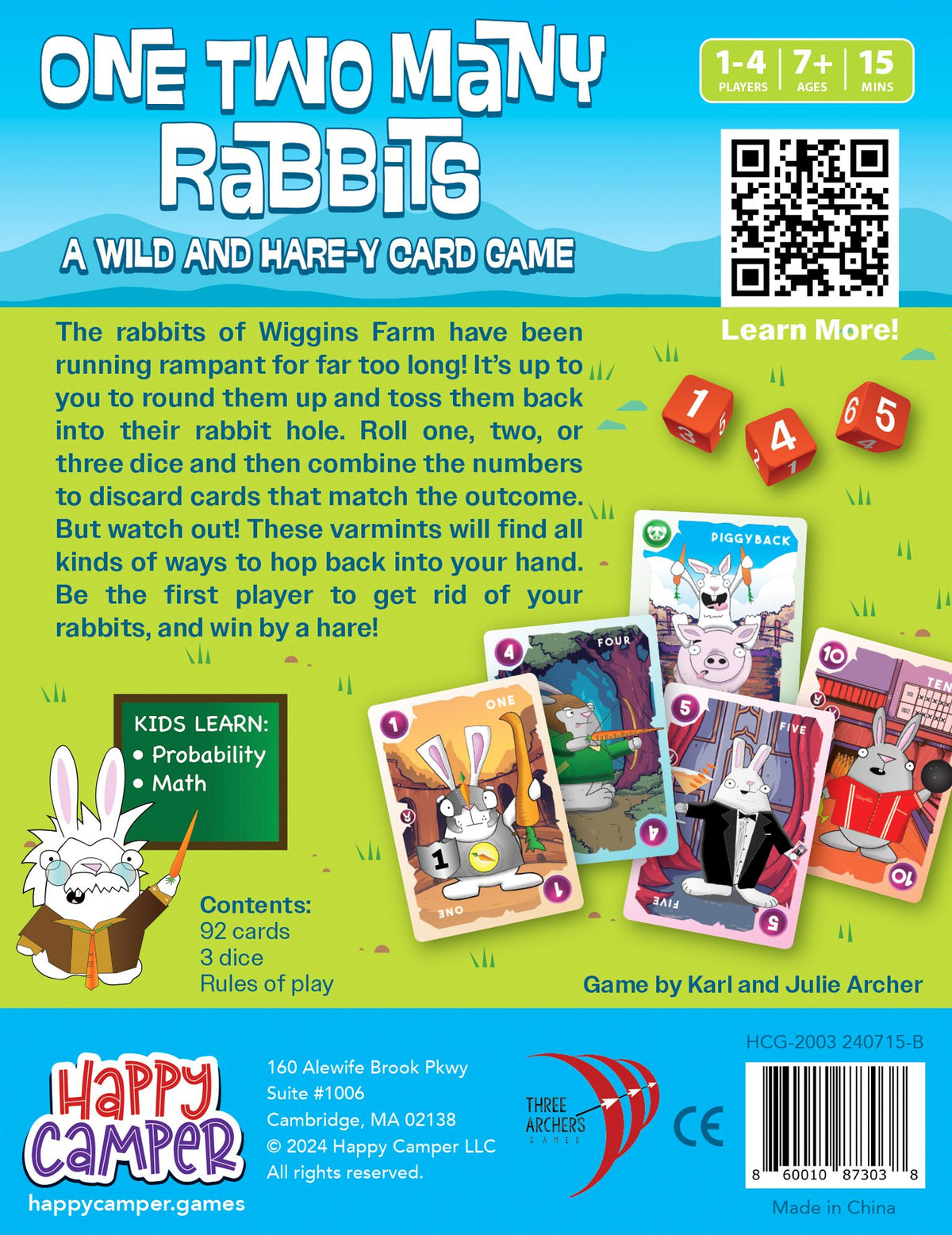 One Two Many Rabbits by Karl Archer and Julie Archer