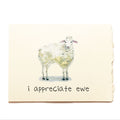I Appreciate Ewe Friendship Card