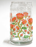 Cheerware Pretty Poppy 16oz Stained Glass Cup