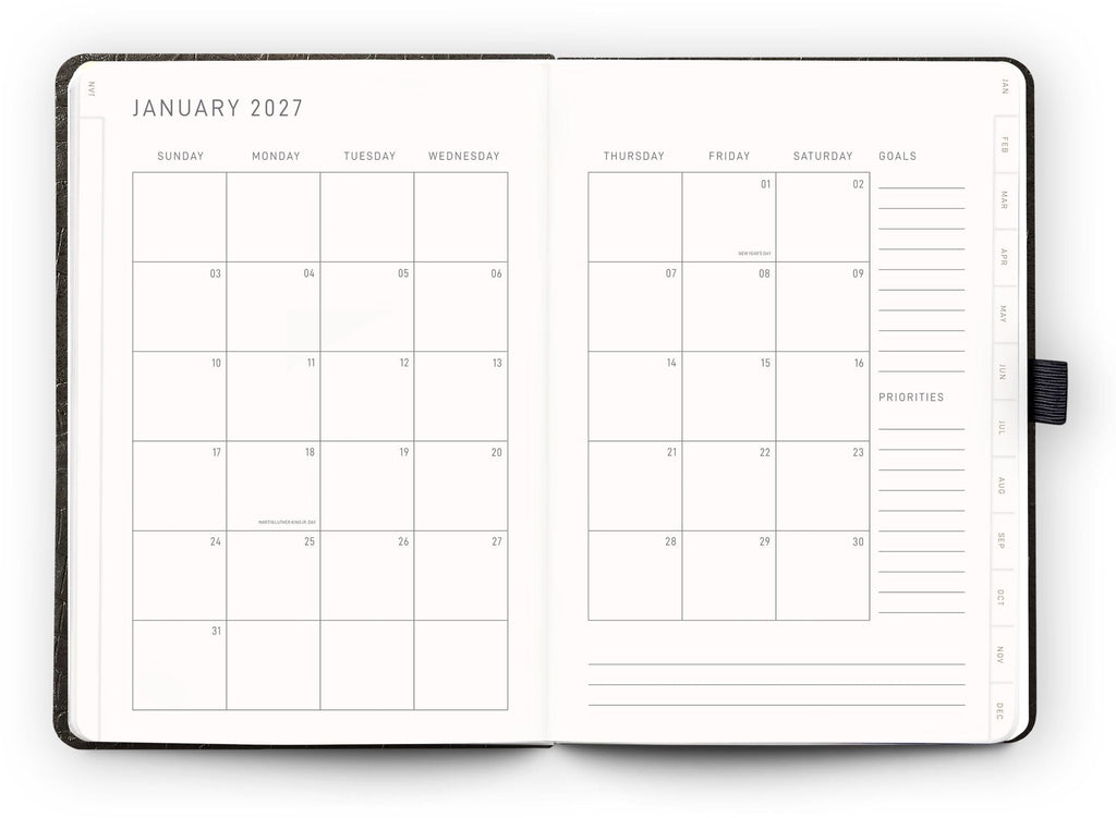 2027 Scribble & Dot - Prism Croc - Week-to-View Planner