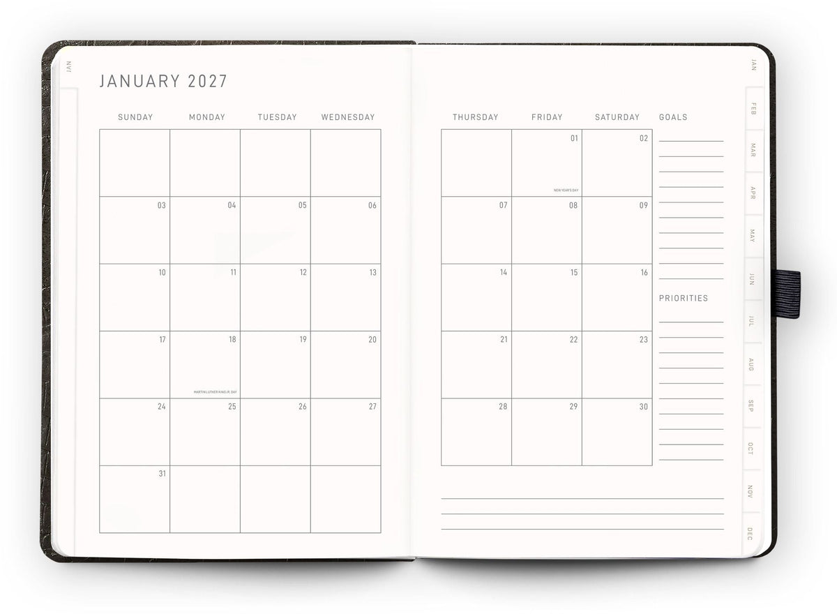2027 Scribble & Dot - Prism Croc - Week-to-View Planner