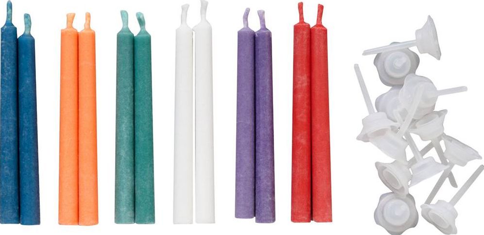 Colored Flame Birthday Candles