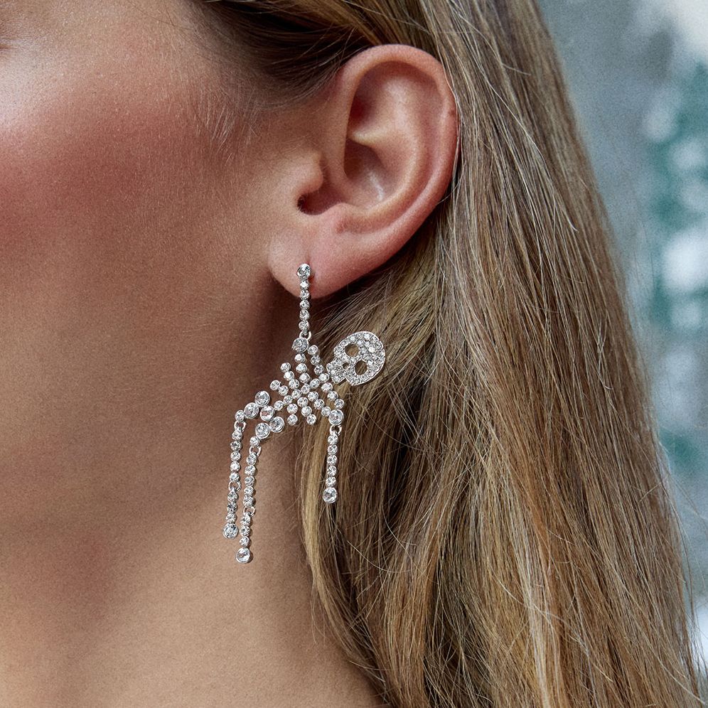 Skeleton Drop Earrings