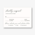 Painted Magnolia Response Card