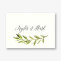 Green Garland Stationery