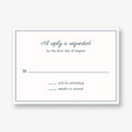 Delicate Border Response Card
