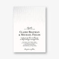 Chandelier Wedding Invitation