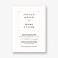 Duo Wedding Invitation