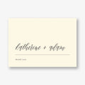 Contemporary Script Stationery