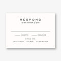 Duo Response Card