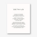 Duo Information Card