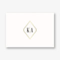 Diamond Inlay Stationery
