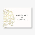 Gilded Peony Stationery