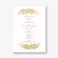 Floral Silhouette Foil Program