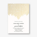 Josephine Baker Foil Wedding Invitation