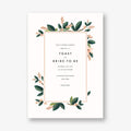 November Herbarium Bridal Shower Invitation
