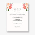 Pastel Petals Information Card