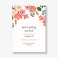 Pastel Petals Bridal Shower Invitation