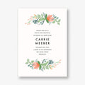 Primrose Garland Bridal Shower Invitation