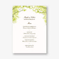 Spring Orchard Menu