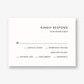 Vivid Florals Response Card