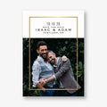Foil Line Save the Date Card