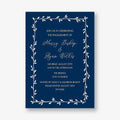 Vine Frame Engagement Party Invitation
