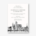 Chicago Rehearsal Dinner Invitation