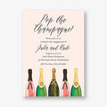 Pop the Champagne Engagement Party Invitation