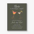 Cocktails Engagement Party Invitation