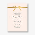 Bow Birthday Party Invitation