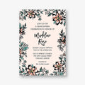 Pink Florals Quinceañera Invitation