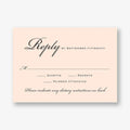 Chandelier Quinceañera Response Card