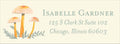 Mushrooms Return Address Label