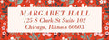 Holiday Primrose Return Address Label