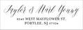 Overlay Return Address Label