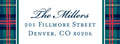 Plaid Return Address Labels