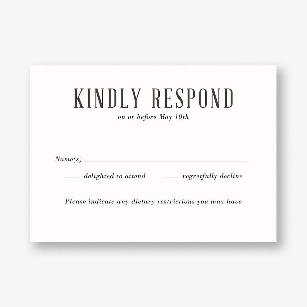 Golden Age Response Card