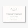 Fleurs d'Alençon Response Card