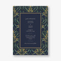 Flowering Mimosa Wedding Invitation
