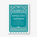 Fiesta Flag Birthday Party Invitation