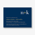 Initials Bridal Shower Invitation