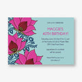 Lotus Flower Party Invitation