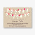 Rustic Banner Party Invitation