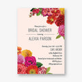 Vintage Floral Bridal Shower Invitation