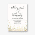 Champagne Wedding Invitation