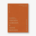 Ceremony Save the Date Card